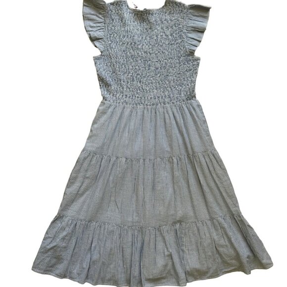 NWT Vineyard Vines x Kentucky Derby Blue & White Stripe Nap Dress Size L - Picture 2 of 14